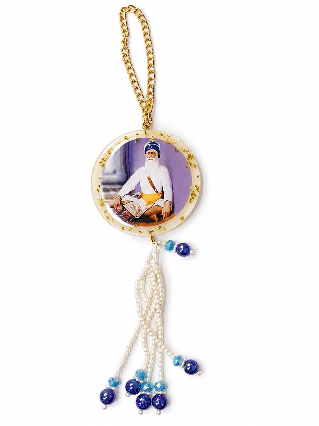 Guru Ji Blessing hanging (for car/ home/ door use)
